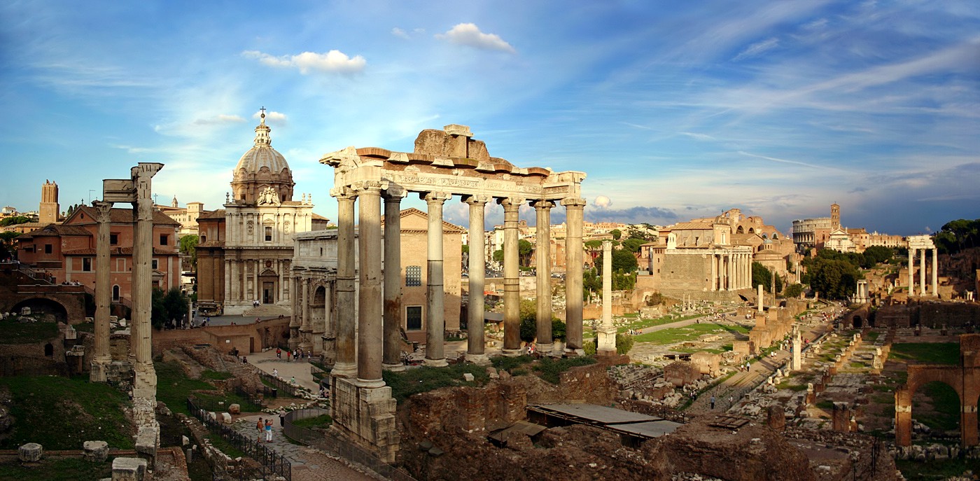 Занесенный глиной Римский Форум sibved