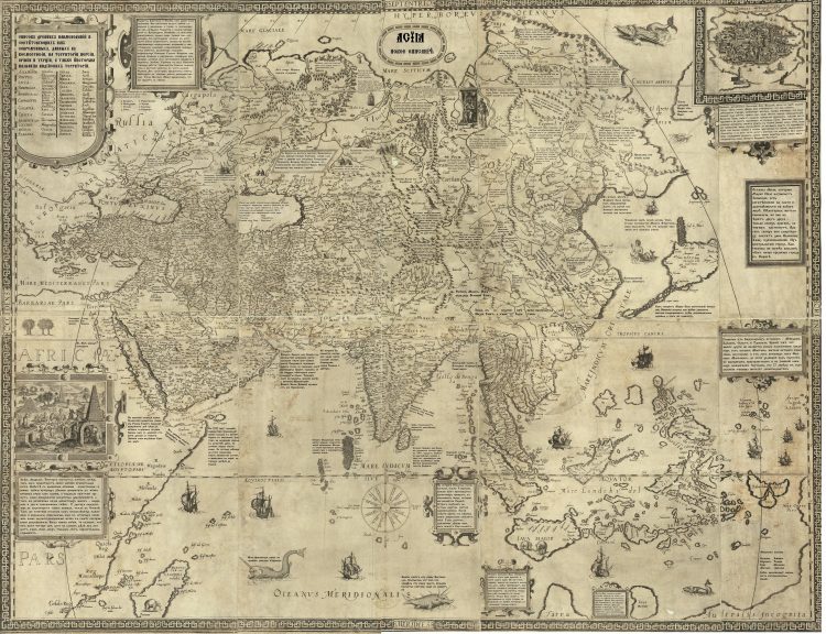 Карта Даниэля Келлера 1590 года на русском языке