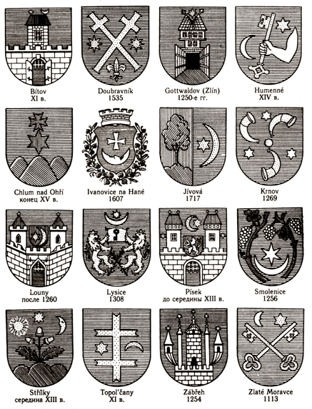 Старые гербы европейских городов
