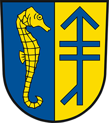 Герб коммуны Вальрас Плаж в Руссильоне.