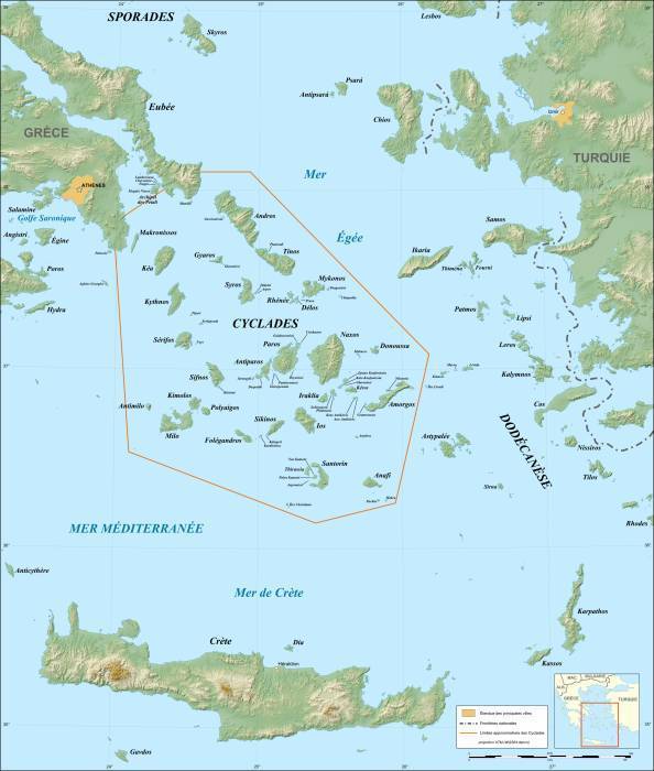 Кикладский архипелаг.