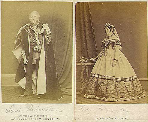 Лорд Пальмерстон с женой