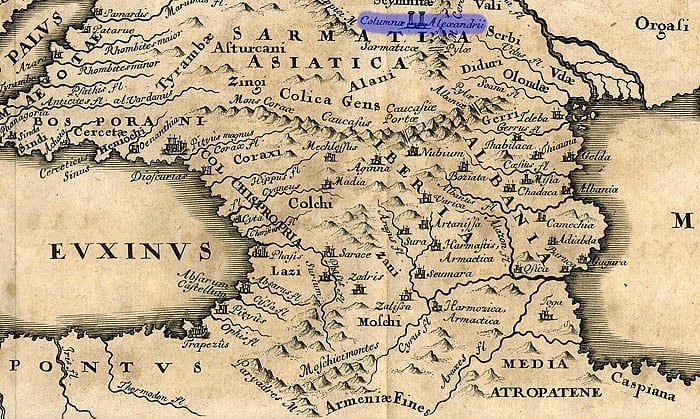 Великая Кавказская Стена - Дамба Гога и Магога, часть 2 - Тартария, Витсен, скифы, Меркатор, старые карты, Гога и Магога карта Кавказа