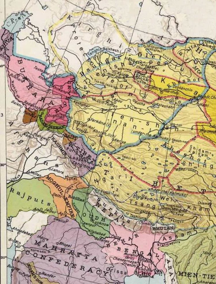 Chagatai Khanate at 1860