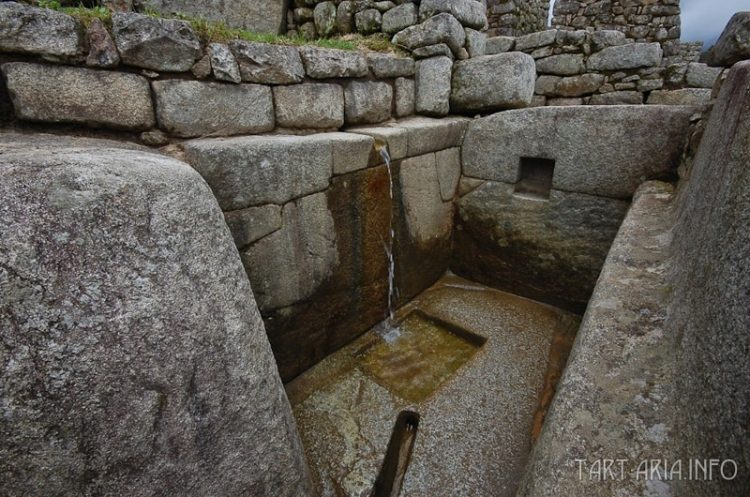 Inka-Haus. Macchu Picchu, Peru.