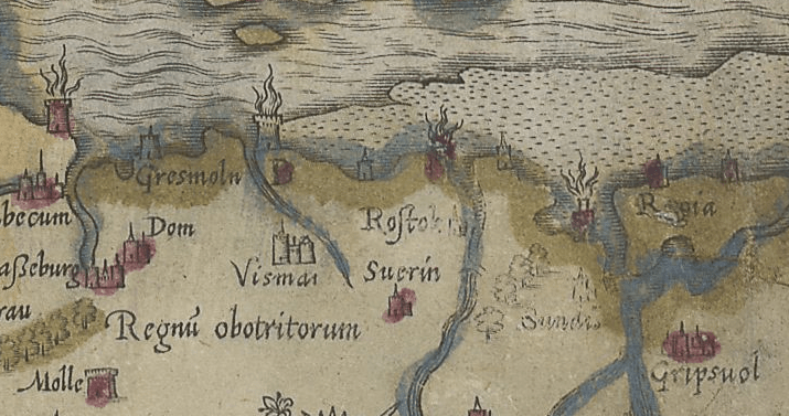 Карта 1572 года