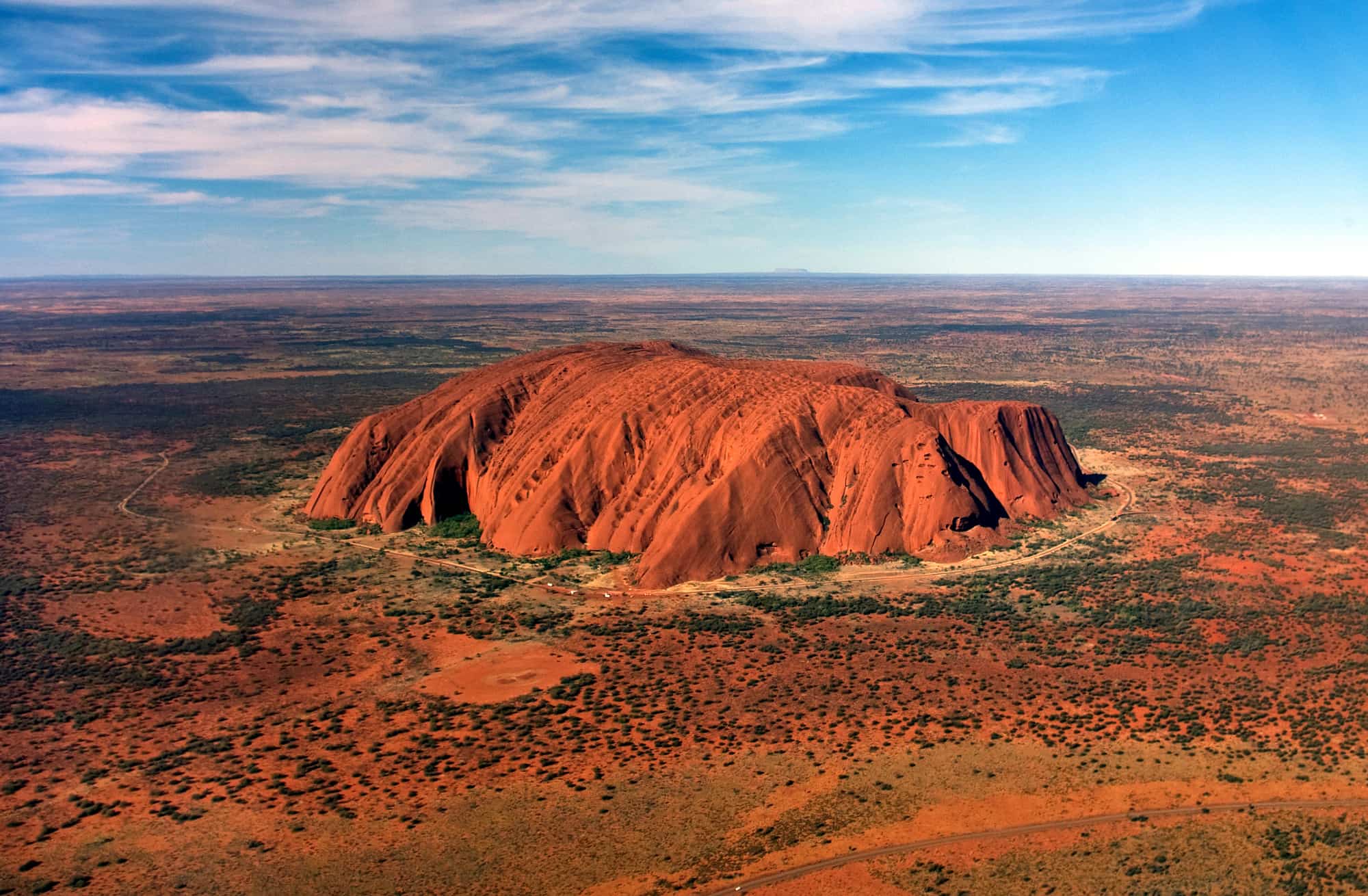 Каменный массив Улуру, Австралия.