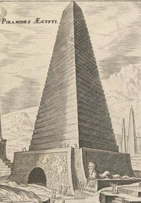 Ступенчатая пирамида в Египте.