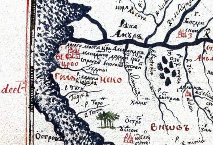 Abul-Ghazi Bajadur-chán o posunu pólů - staré mapy, změna pólů, potopa, Remezov, tataro-mongolské jho
