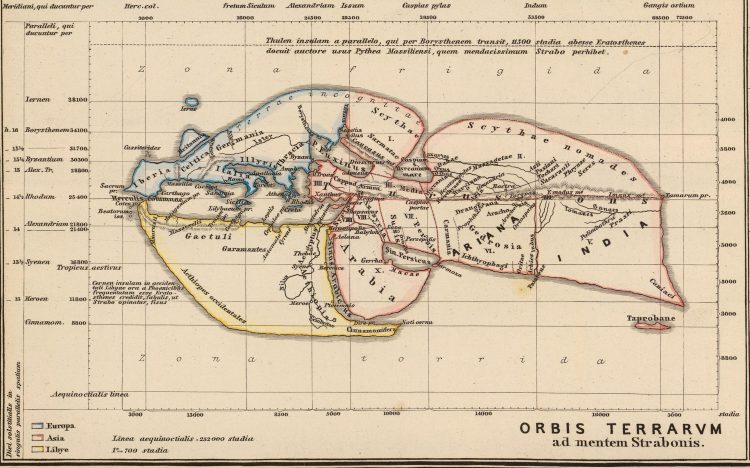 Карта Страбона 