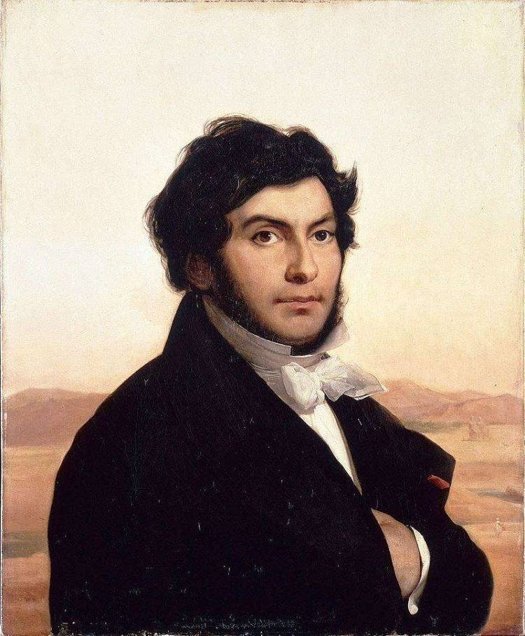 Жан-Франсуа́ Шампольо́н (фр. Jean-François Champollion) 1790-1832гг. Портрет кисти Леона Конье.