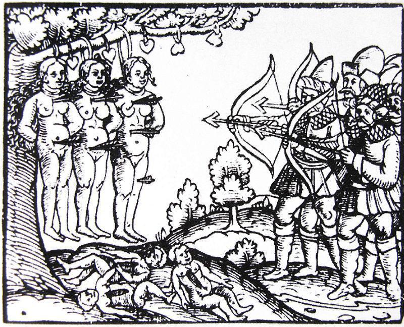 1558-1583. Moscovite atrocities in Livonia, XVI century. 