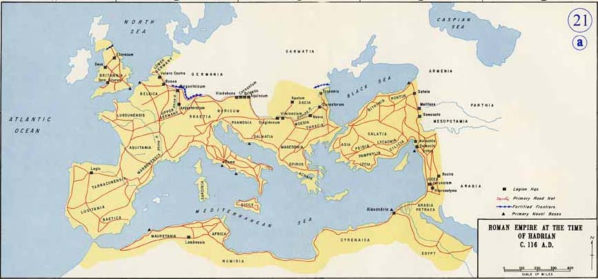 Екатерининские и римские каменные дороги -