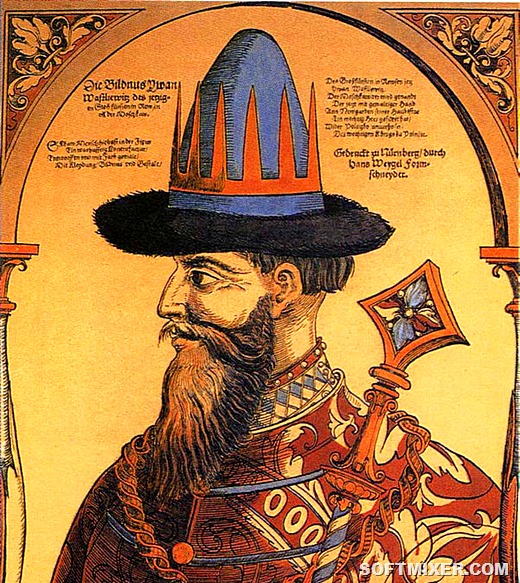 Иван IV Гравюра на дереве Х.Вайгеля