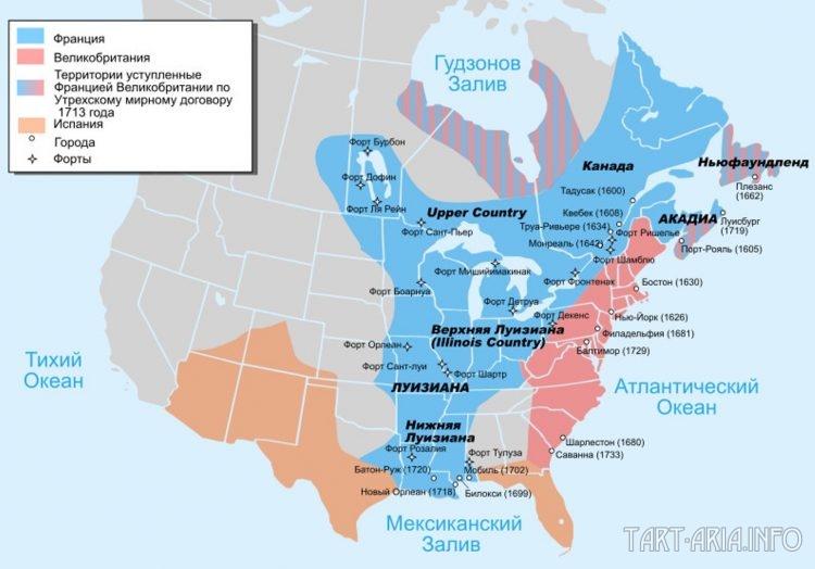 Неамериканская Америка - Тартария, Наполеон, старые карты, война 1812 года