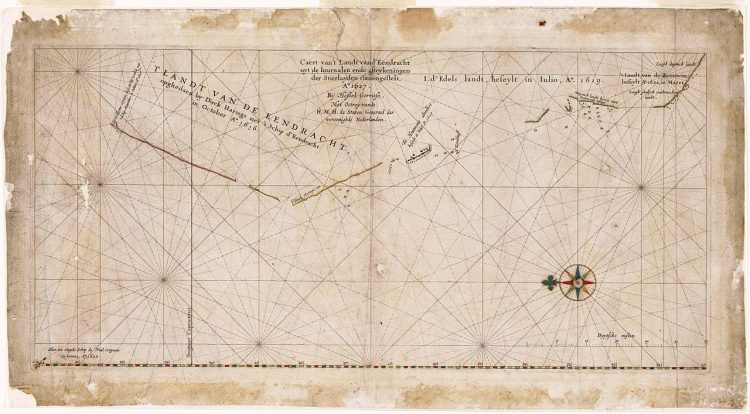 Великаны острова Пасхи - старые карты