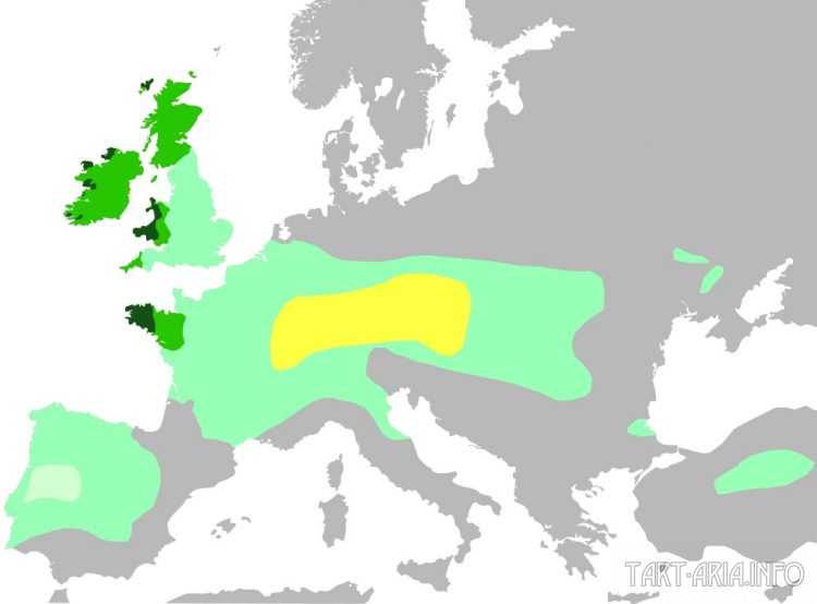 распространение кельтов