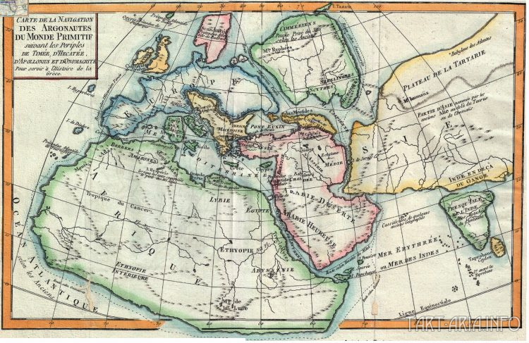 Карта 1770