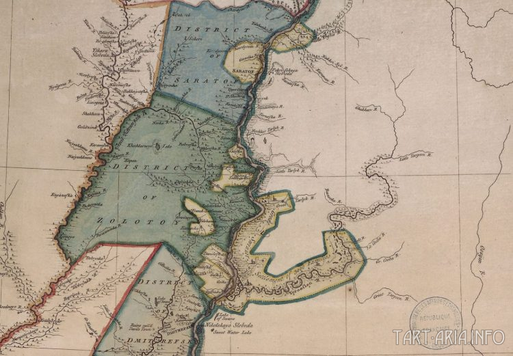 Самарская помпезность - tain, энергетика прошлого A most accurate map of those parts of the Astracan government upon the river Wolga