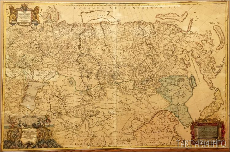 Рис. 26. Philipp Johann Strahlenberg's Map of Central Asia, 1730. (Карта Центральной Азии)
