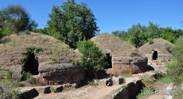 Этрусский некрополь в Черветери, фрагмент