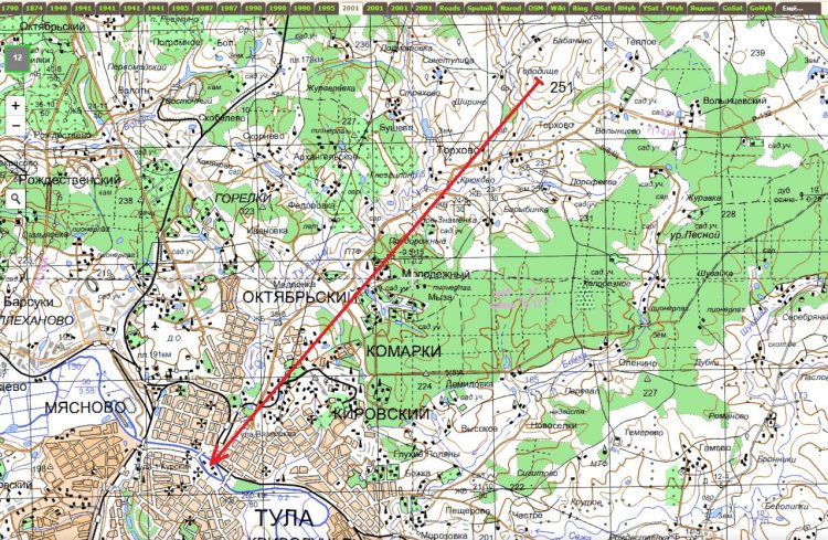 "Перенос" Тулы с Торховского городища