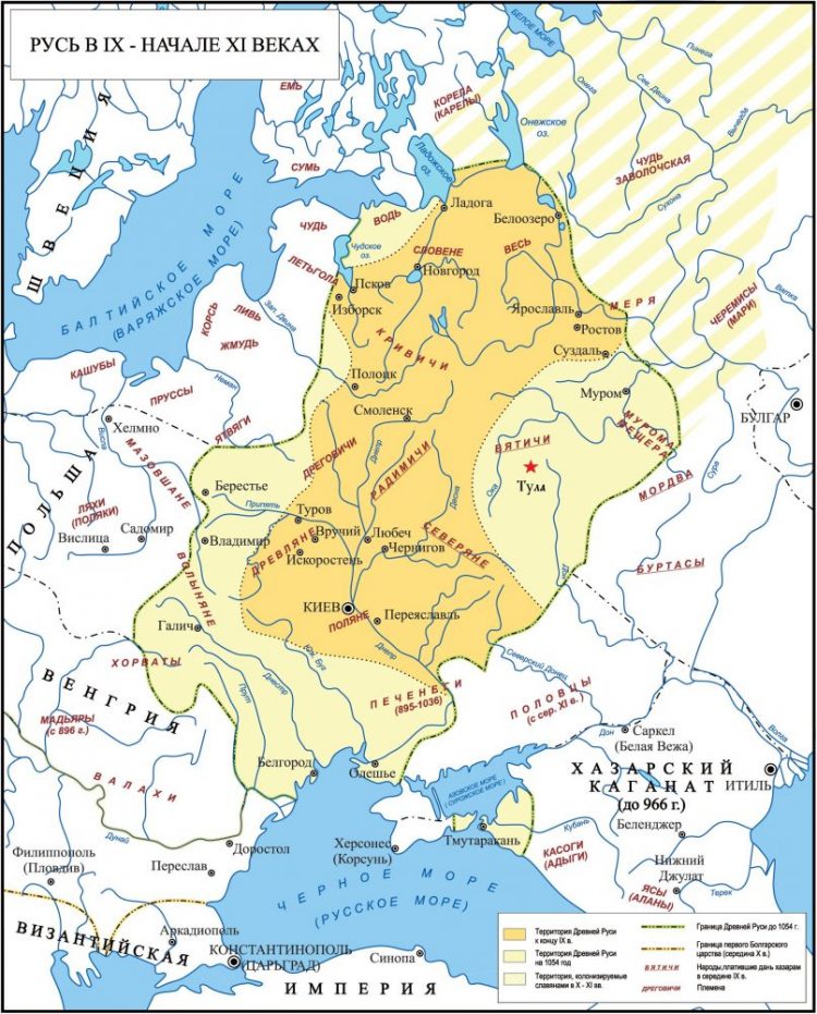 Русь в IX-XI веках