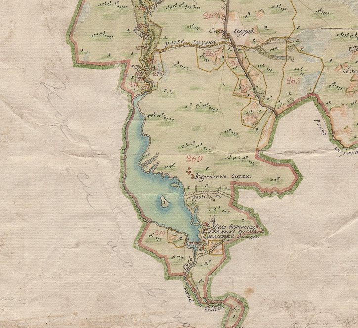 Карта 1780 года