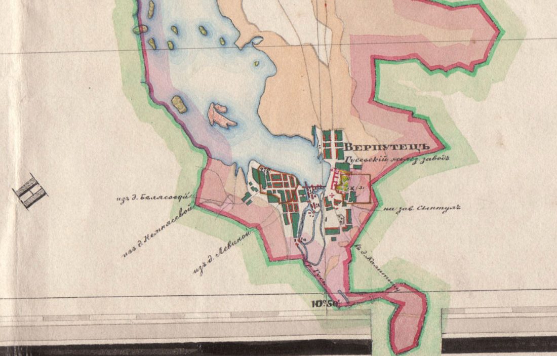 Карта 1850 года
