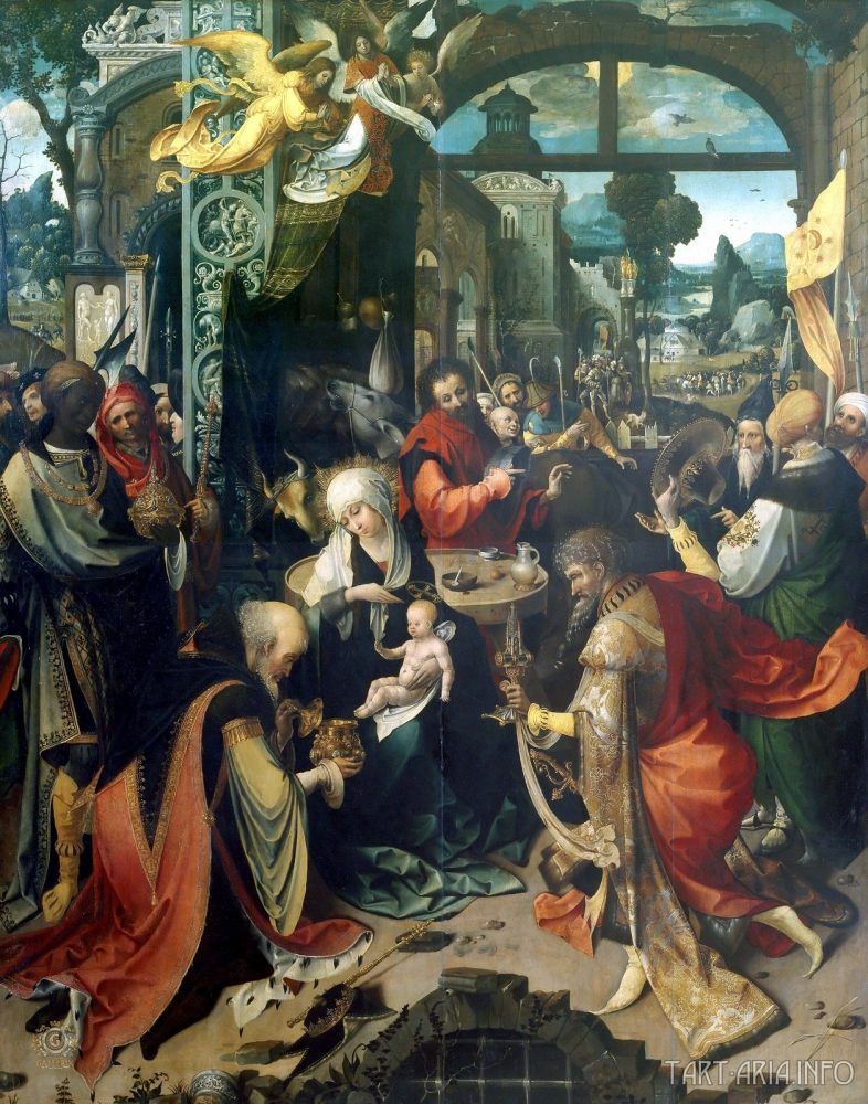«The Adoration of the Kings» by Jan de Beer (1475-1528).