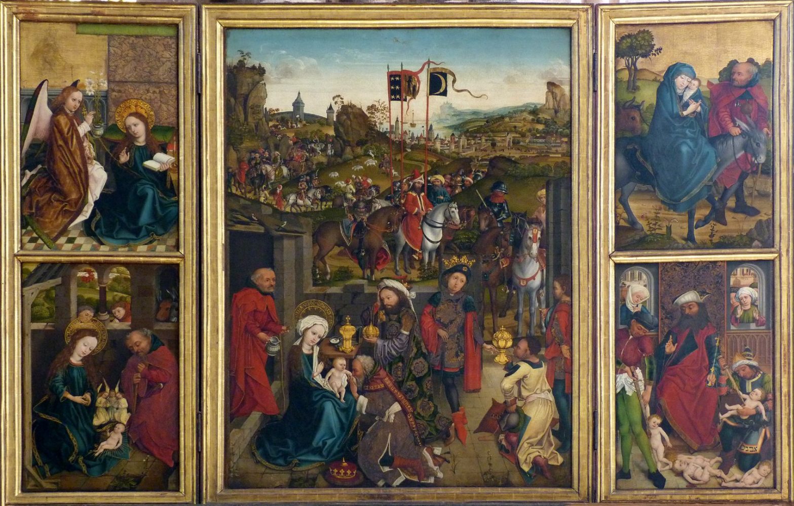 An overlooked symbol of the old civilization - Three Kings Altar, St. Lorenz, Nuremberg, Germany.
