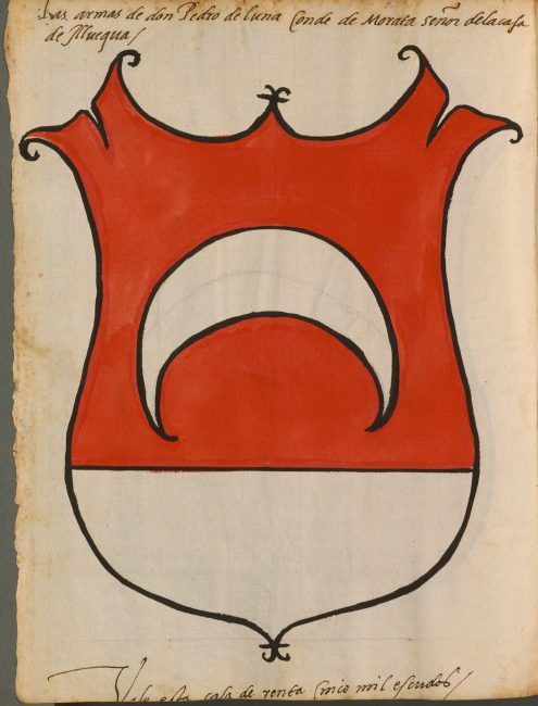 «Armas de los Condes, Vescondes etc. de Cataluña, de Castilla, de Portugal» (15-16 век).